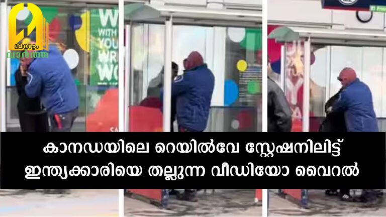 കാനഡയിലെ റെയിൽവേ സ്റ്റേഷനിലിട്ട് ഇന്ത്യക്കാരിയെ തല്ലുന്ന വീഡിയോ വൈറല്‍