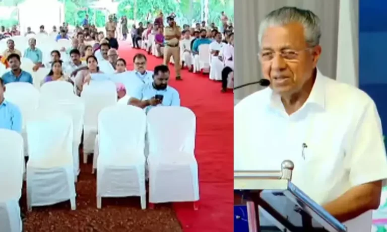 വടകരയിലെ പരിപാടിയില്‍ ആള് കുറവ്; ഔചിത്യ ബോധം കാരണം മറ്റൊന്നും പറയുന്നില്ലെന്ന് മുഖ്യമന്ത്രി