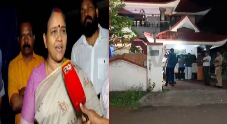 ‘ഉഗ്ര ശബ്ദത്തോടെ പൊട്ടിത്തെറിച്ചു’; ശോഭാ സുരേന്ദ്രന്റെ വീടിനു സമീപം സ്ഫോടക വസ്തു എറിഞ്ഞു