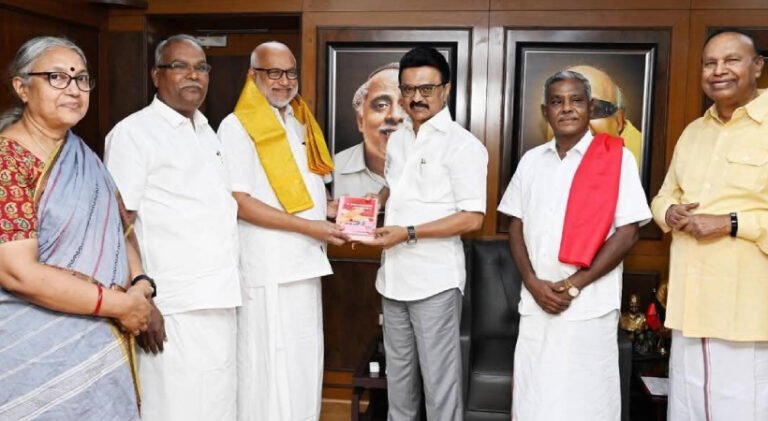 ‘നമ്മുടെ ബന്ധം ഉറച്ചുനിൽക്കുന്നു, സഖ്യം കൂടുതൽ ശക്തമാകുന്നു’; എംഎ ബേബിയുമായുള്ള കൂടിക്കാഴ്ച സോഷ്യൽ മീഡിയയിൽ പങ്കുവെച്ച് എം കെ സ്റ്റാലിൻ