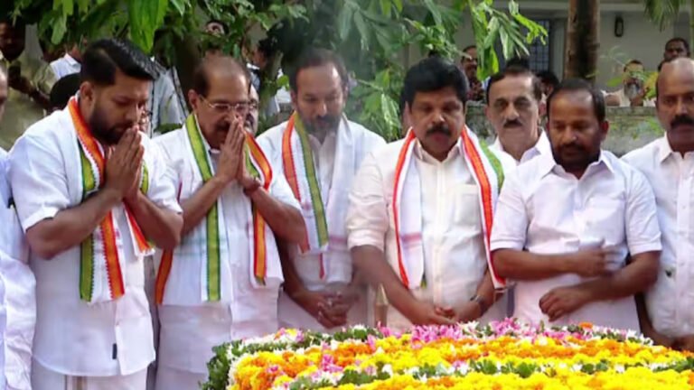 ‘കരുണാകരന്‍റെ ഓർമകള്‍ ഊർജം പകരും’; സ്മൃതി മണ്ഡപത്തിൽ പുഷ്പാർച്ചന നടത്തി നിയുക്ത കെപിസിസി അധ്യക്ഷൻ സണ്ണി ജോസഫ്
