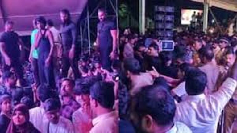 പാലക്കാട് റാപ്പർ വേടൻ്റെ പരിപാടിയിൽ വൻ തിരക്ക്; നിരവധി പേർക്ക് പരുക്ക്