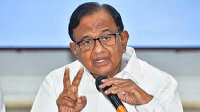 ബിജെപിയെ വാനോളം പുക‍ഴ്ത്തി കോണ്‍ഗ്രസ് നേതാവ് പി ചിദംബരം