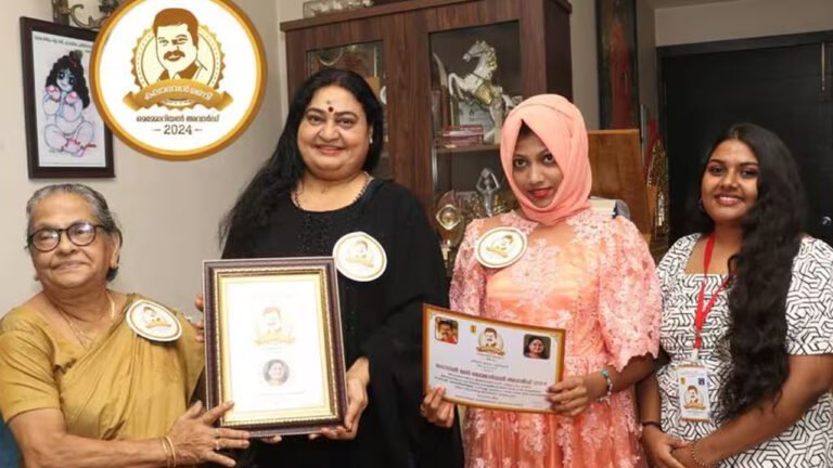 ബിന്ദു പണിക്കർക്ക് കലാഭവൻ മണി മെമ്മോറിയൽ അവാർഡ്