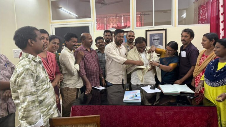 അഡ്വക്കേറ്റ് ബി സത്യന് സ്വീകരണം