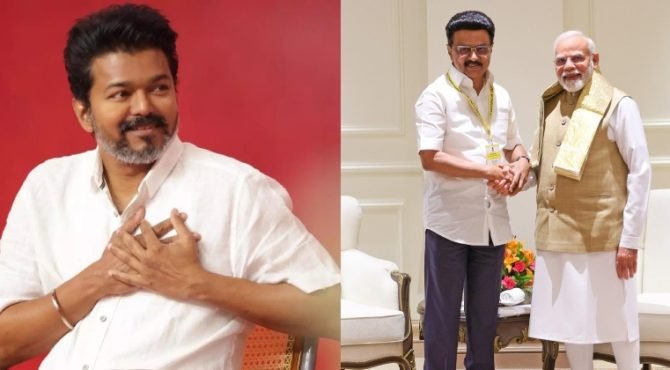 എം കെ സ്റ്റാലിന്റെ ഡൽഹി സന്ദർശത്തെ കടന്നാക്രമിച്ച് ടിവികെ അധ്യക്ഷൻ വിജയ്