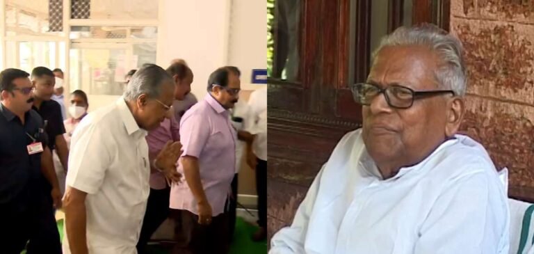 വി എസിനെ ആശുപത്രിയിലെത്തി സന്ദര്‍ശിച്ച് മുഖ്യമന്ത്രി